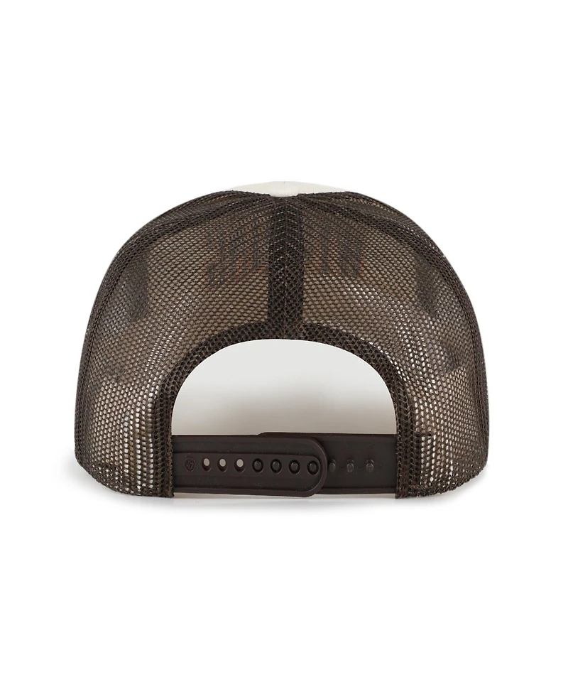 '47 Brand Men's Natural Wyoming Cowboys Drawbridge Trucker Adjustable Hat