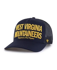 '47 Brand Men's Navy West Virginia Mountaineers Contemporary Hitch Trucker Adjustable Hat
