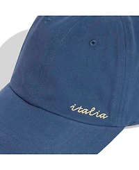 Adidas Men's and Women's Blue Italy National Team Dad Adjustable Hat