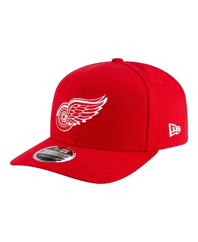 New Era Men's Red Detroit Red Wings 9SEVENTY Coolera Adjustable Hat