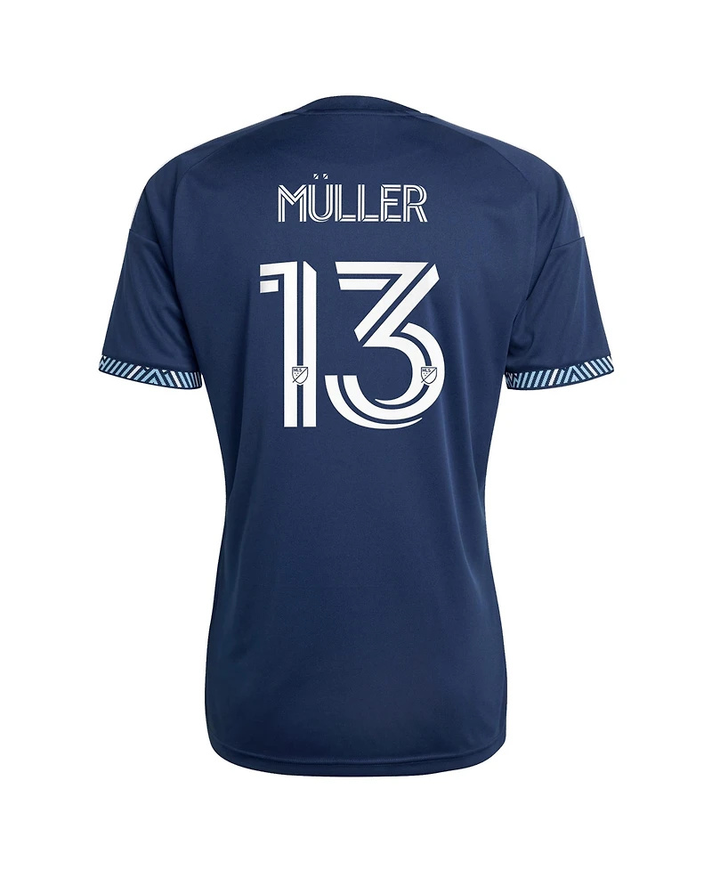 Adidas Men's Thomas Muller Blue Vancouver Whitecaps Fc 2026 The Coastal Jersey Replica