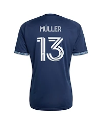 Adidas Men's Thomas Muller Blue Vancouver Whitecaps Fc 2026 The Coastal Jersey Replica