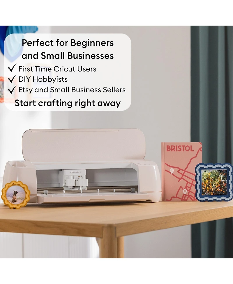 cricut Maker 4 Craft Cutting Machine with Ultimate Card Making Bundle