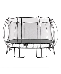 Springfree Trampoline Kids Outdoor Jumbo Square 13 Ft Trampoline with Enclosure