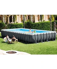 Intex 26367EH 24' x 12' x 52" Ultra Xtr Frame Swimming Pool w/ Robot Vacuum