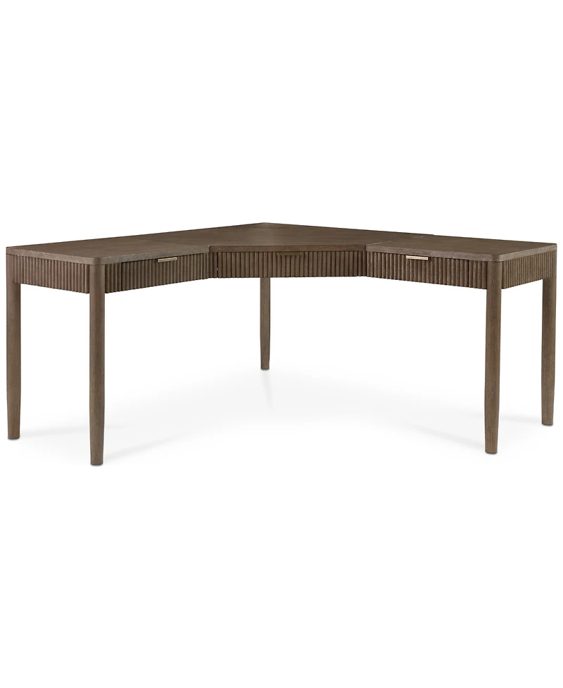 Frandlyn 2-Piece L-Desk & Desk Chair Set, Macy's Exclusive