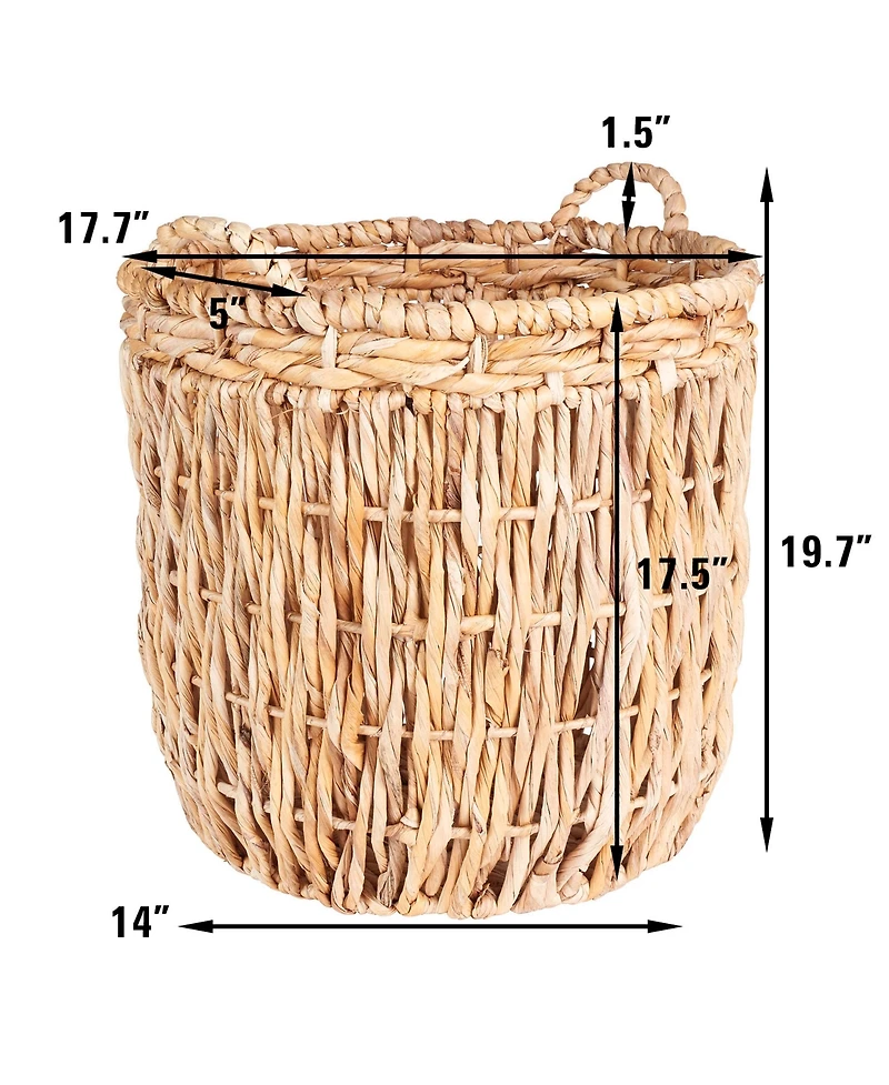 Household Essentials Tall Wicker Floor Basket