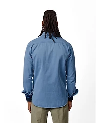 Aubin Men's Cole Long Sleeve Twill Overshirt