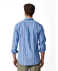 Aubin Men's Gladstone Poplin Button-Down Shirt