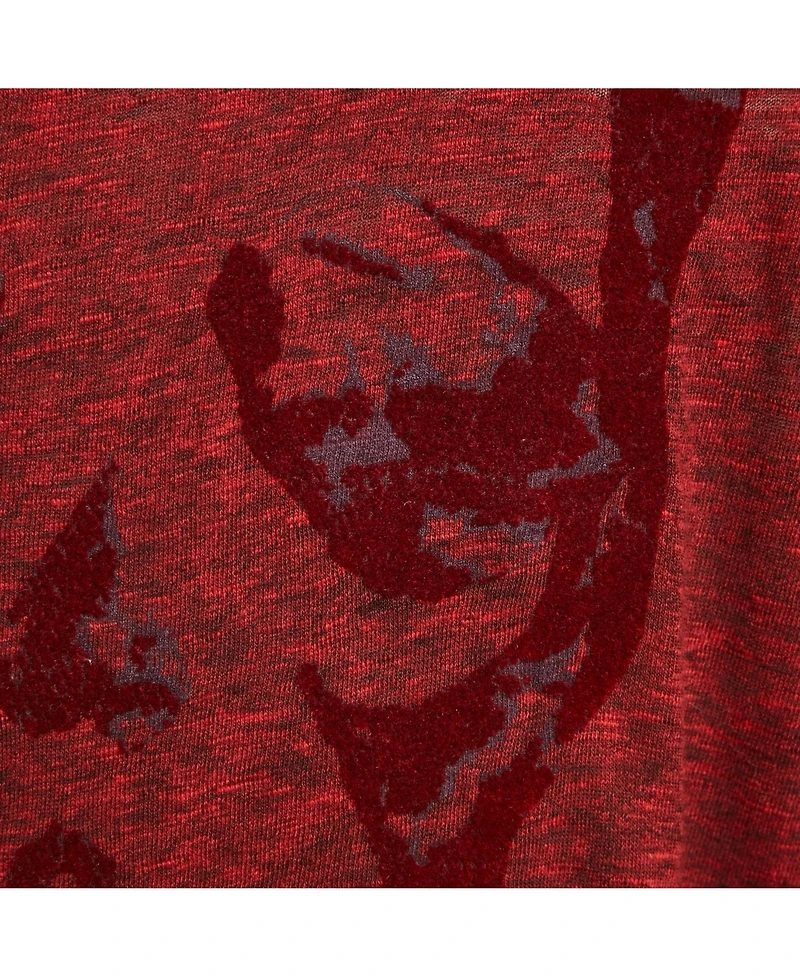 Pre-Owned Zadig & Voltaire Men's Pre-Owned Zadig and Voltaire Red Jersey Monastir Overdyed T-Shirt