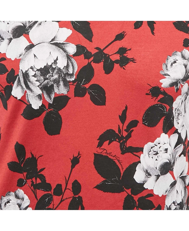 Pre-Owned Dolce & Gabbana Men's Pre-Owned Dolce and Gabbana Print Cotton Crewneck T-Shirt