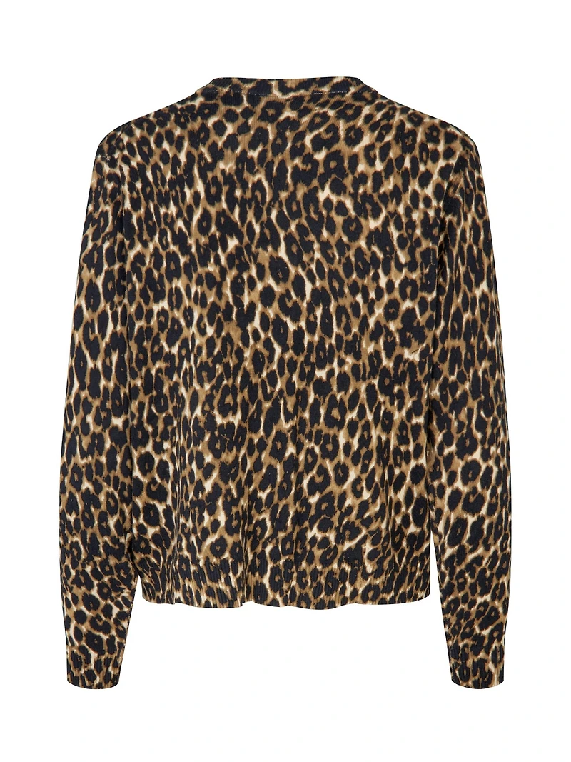 Masai Copenhagen Women's MaLika Leopard Print Cardigan