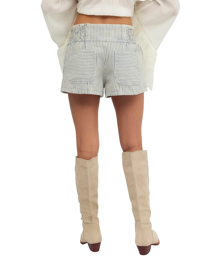 Free People Women's Luna Railroad Shorts