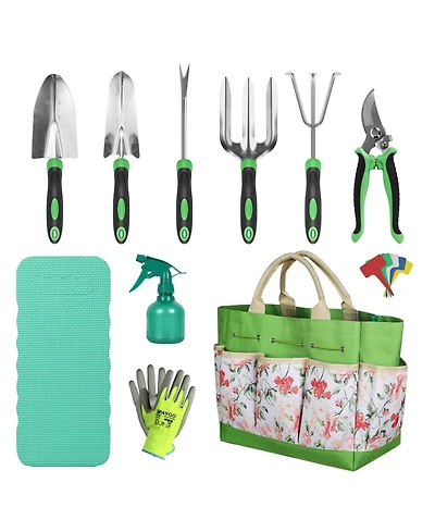 Xdovet Gardening Tools Set Kit With Bag Allotment Gardeners Gift