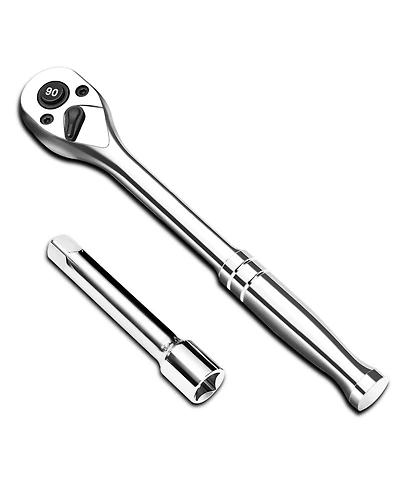 Xdovet 1/2inch Drive 90-Tooth Ratchet Wrench Extension Bar