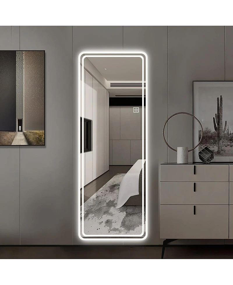 Laoties Led Full Length Mirror with Lights, Dimmable