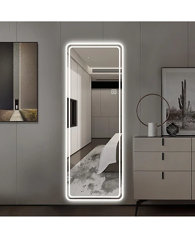 Laoties Led Full Length Mirror with Lights, Dimmable