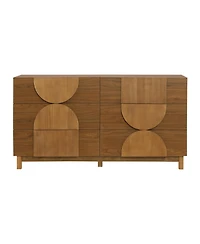 Clihome Modern 6-Drawer Storage Chest Dresser for Bedroom