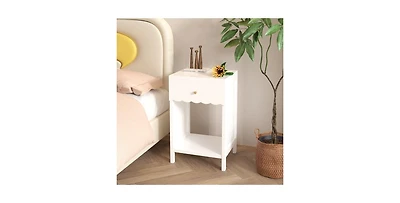 Lucky One 26.8"W Nightstand with Drawer and Shelf