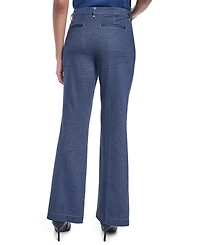 Karl Lagerfeld Paris Petite Mid-Rise Pants