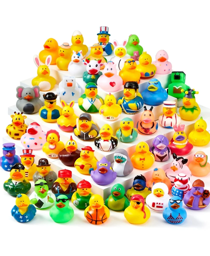 Gnuadz Rubber Ducks Mesh Bag Mini Bath Pool Party Favors