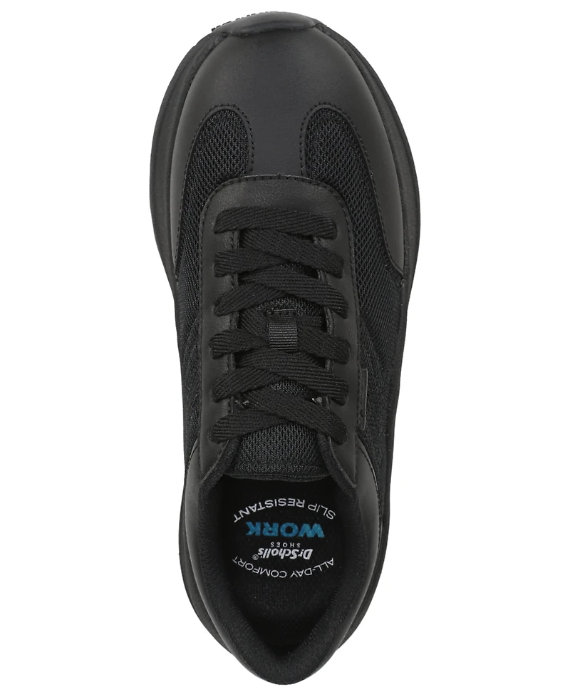 Dr. Scholl's Women's Walk Mode Slip Resistant Service Lace-Up Sneakers