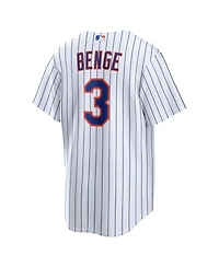 Nike Men's Carson Benge White New York Mets Home Replica Jersey