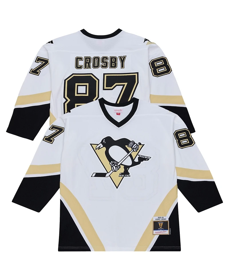 Mitchell & Ness Men's Sidney Crosby White Pittsburgh Penguins 2005 Power Play Jersey