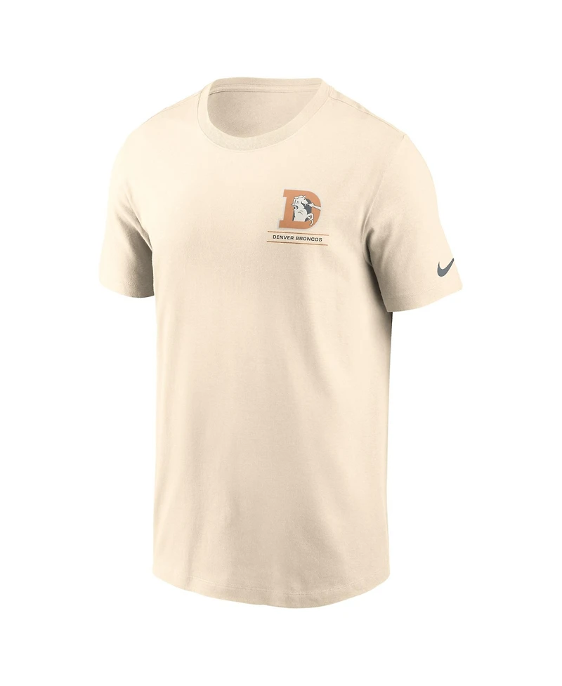 Nike Men's Natural Denver Broncos Freestyle Essential T-Shirt