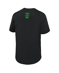 Fanatics Men's Black Austin Fc Maximum Intensity Button-Up Jersey
