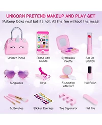 Gnuadz Pretend Makeup Kit Purse Phone Princess Gift Kids