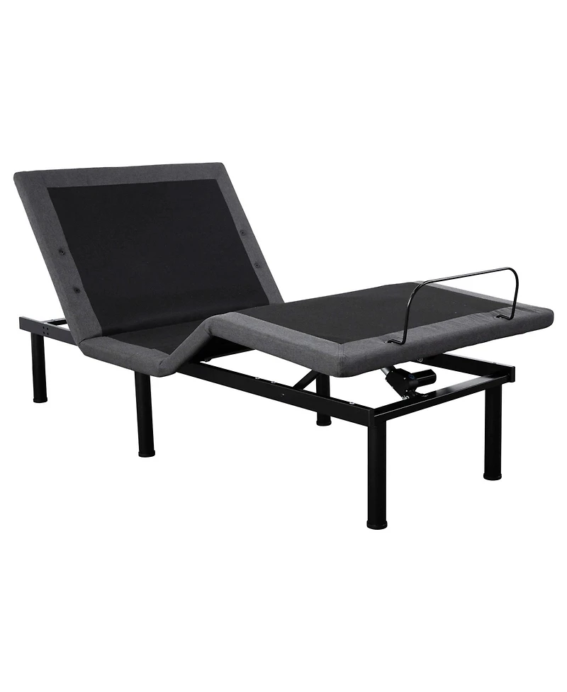 homfan Adjustable Bed Frame with Massage and Electric Head/Foot Lift, Wireless Remote, Usb Ports, Led Night Light