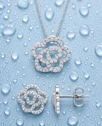 Wrapped in Love Diamond Stud Earrings (1/4 ct. t.w.) in 10k White Gold