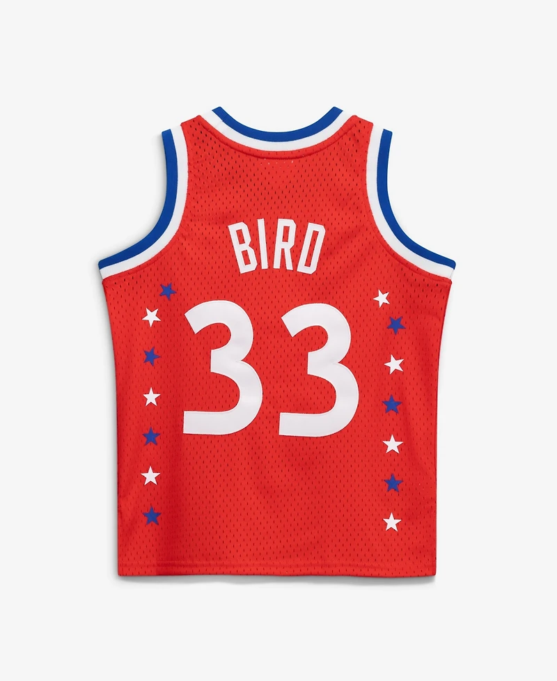 Mitchell & Ness Big Boys and Girls Larry Bird Red 1983 Nba All-Star Game Hardwood Classics Swingman Jersey