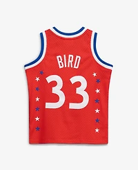 Mitchell & Ness Big Boys and Girls Larry Bird Red 1983 Nba All-Star Game Hardwood Classics Swingman Jersey