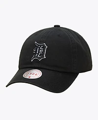 Mitchell & Ness Men's and Women's Black White Detroit Tigers 1904 Strapback Adjustable Hat