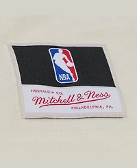Mitchell & Ness Men's Cream Utah Jazz Hardwood Classics Chainstitch Premium T-Shirt