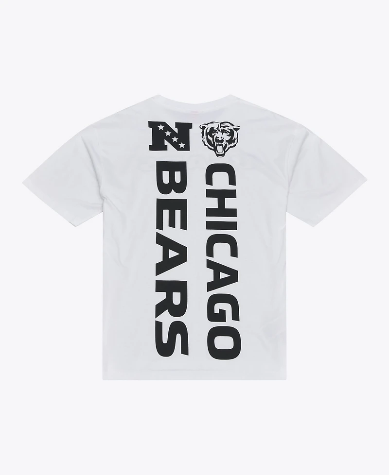 Mitchell & Ness Men's White Chicago Bears Monochrome T-Shirt