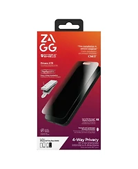 Zagg Privacy Xtr Tempered Glass Screen Protector for Apple 2025 iPhone 6.9 Pro Max
