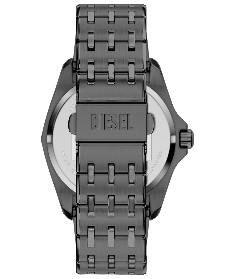 Diesel Men's Stinger Quartz Gunmetal Stainless Steel Watch 44mm
