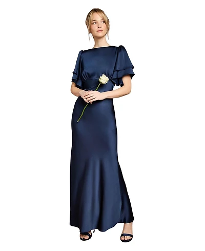 Coast Women's High Neck Crepe Maxi Dress