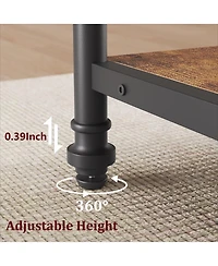 gaomon 47-Inch Round Dining Table for 4 with 1.2-Inch Thick Board