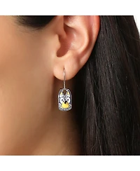 Bluey Pendant Necklace and Fish Hook Earrings Set, Official License