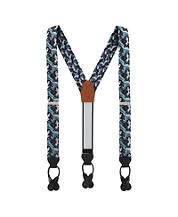Trafalgar The Siren's Song Silk Novelty Button End Suspenders