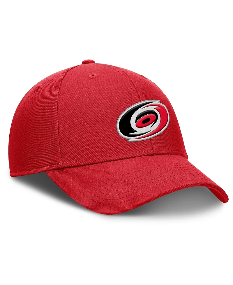 Fanatics Men's Red Carolina Hurricanes Force Adjustable Hat