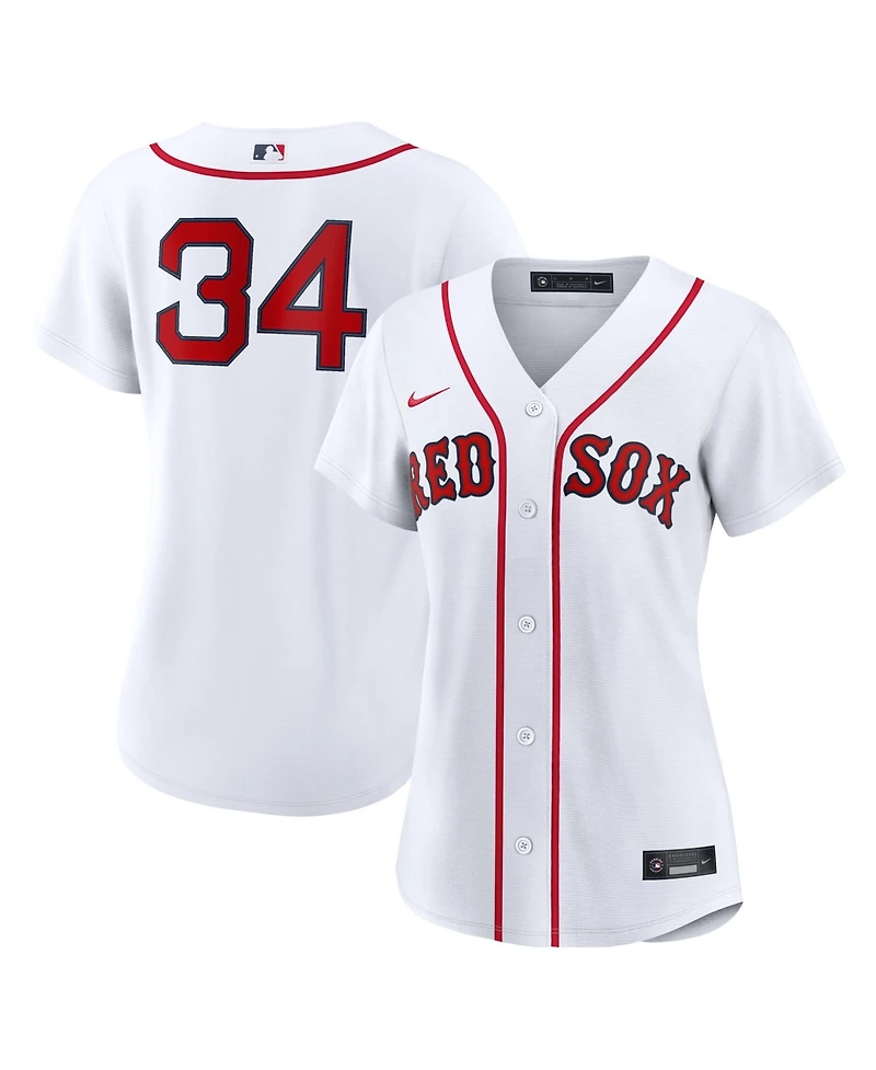 Nike Women's David Ortiz White Boston Red Sox Home Replica Player Jersey
