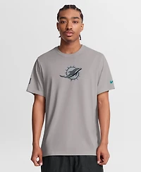 Nike Men's Gray Miami Dolphins Sideline Lead The Charge Legend Dri-fit T-Shirt
