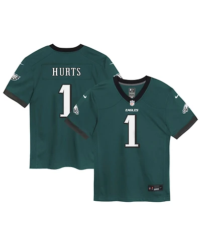 Nike Preschool Jalen Hurts Midnight Green Philadelphia Eagles Team Game Jersey