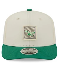 New Era Men's Cream/Kelly Green Philadelphia Eagles 2026 Nfl Training Camp 9SEVENTY Adjustable Hat