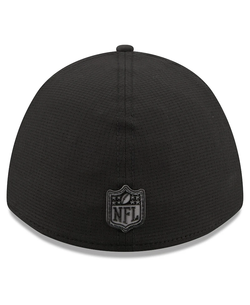 New Era Men's Black Detroit Lions 2026 Nfl Training Camp 39THIRTY Flex Hat